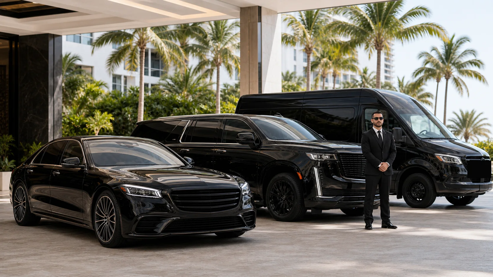 Luxury SUV option for Miami chauffeur service